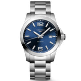 Longines Conquest 41mm Blue Dial Quartz Gents Watch L3.759.4.96.6