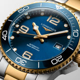 Longines HydroConquest 41mm Blue Dial Yellow PVD Steel Automatic Gents Watch L3.781.3.96.7