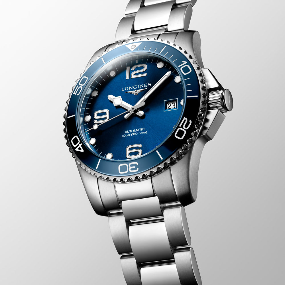 Longines HydroConquest 41mm Blue Dial Automatic Gents Watch L3.781.4.96.6