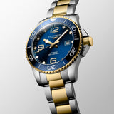 Longines HydroConquest 43mm Blue Dial Yellow PVD Steel Automatic Gents Watch L3.782.3.96.7