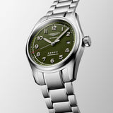 Longines Spirit 40mm Green Dial Automatic Watch L3.810.4.03.6