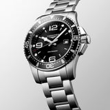 Longines HydroConquest 44mm Black Dial Gents Quartz Watch L3.840.4.56.6