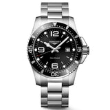 Longines HydroConquest 44mm Black Dial Gents Quartz Watch L3.840.4.56.6