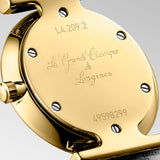 Longines La Grande Classique 24mm White Dial Yellow PVD Steel Ladies Quartz Watch L4.209.2.11.2