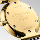 Longines La Grande Classique 24mm White Dial Yellow PVD Steel Ladies Quartz Watch L4.209.2.11.7