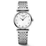 Longines La Grande Classique 24mm MOP Diamond Dot Dial Ladies Quartz Watch L4.209.4.87.6