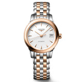 Longines Flagship 26mm White Dial Rose PVD Steel Automatic Ladies Watch L4.274.3.92.7