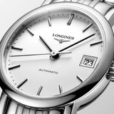 Longines Elegant Collection 25.5mm White Dial Automatic Ladies Watch L4.309.4.12.6