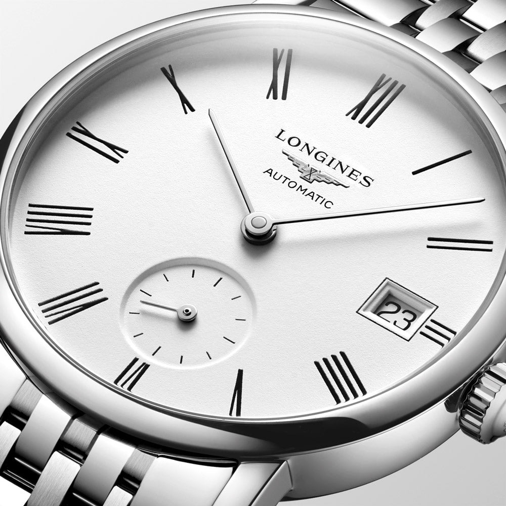 Longines Elegant Collection 34.5mm White Dial Automatic Ladies Watch L4.312.4.11.6