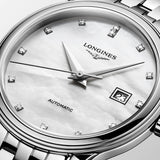 Longines Flagship 30mm MOP Diamond Dot Dial Automatic Ladies Watch L4.374.4.88.6