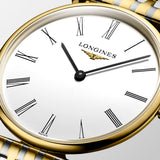 Longines La Grande Classique 29mm White Dial Yellow PVD Steel Ladies Quartz Watch L4.512.2.11.7