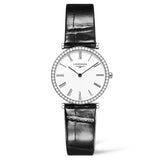 Longines La Grande Classique 29mm White Dial Diamond Quartz Ladies Watch L4.513.0.11.2