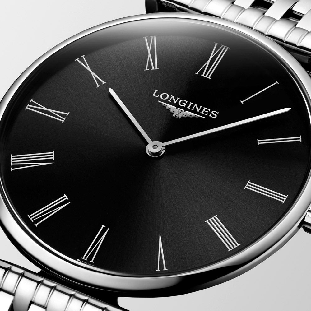 Longines La Grande Classique 36mm Black Dial Quartz Watch L4.755.4.51.6