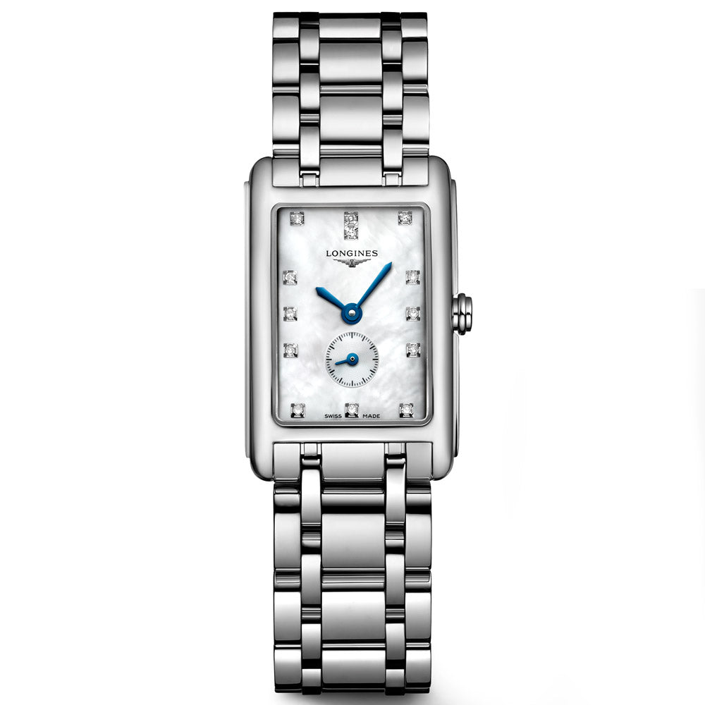 Longines DolceVita MOP Diamond Dot Dial Ladies Quartz Watch L5.255.4.87.6