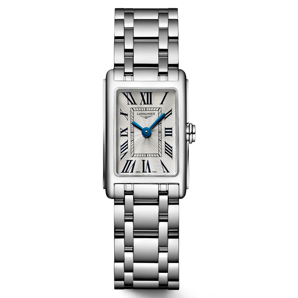 Longines DolceVita Silver Flinque Dial Ladies Quartz Watch L5.258.4.71.6