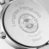 Longines PrimaLuna 30mm Blue Dial Diamond Ladies Quartz Watch L8.122.4.90.6