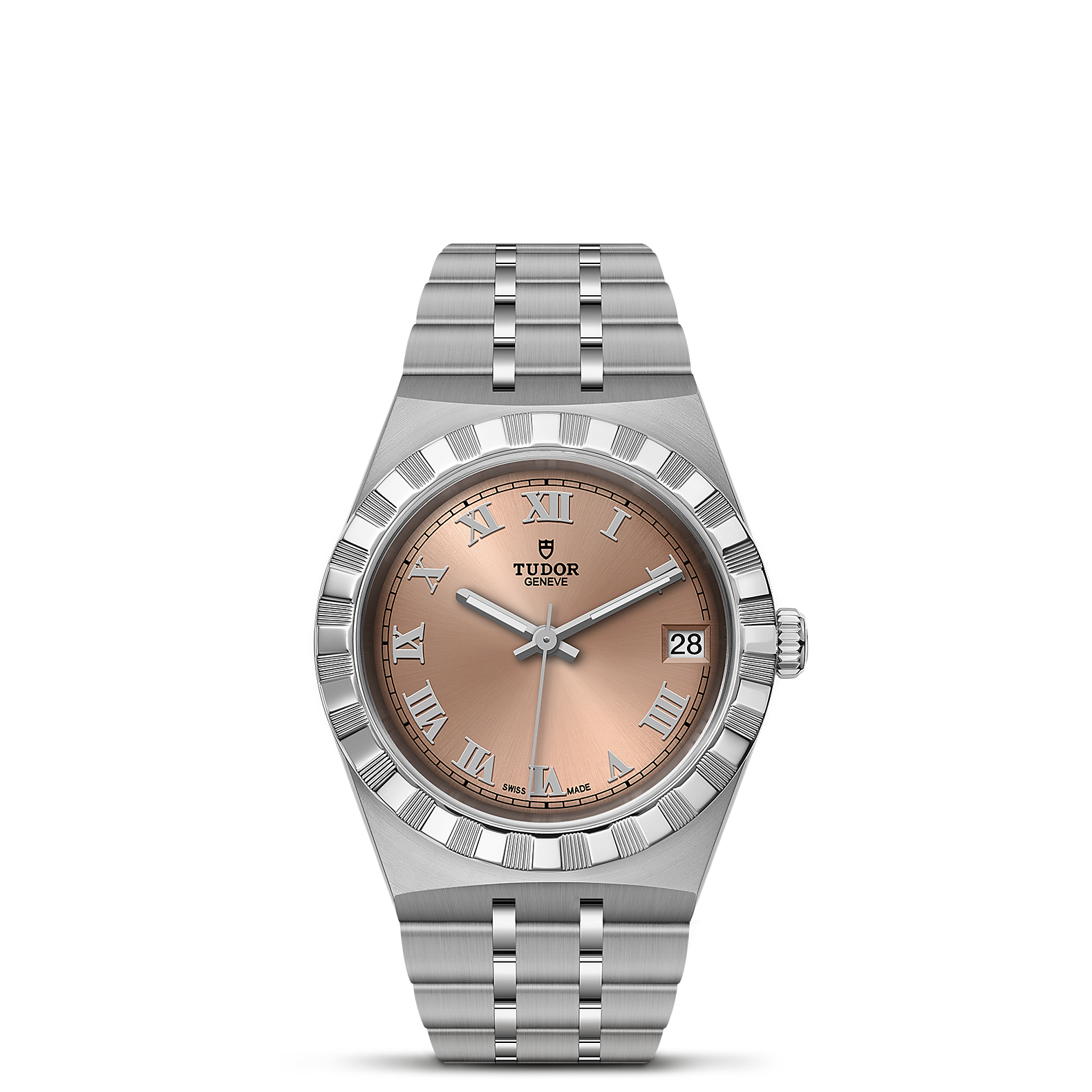 TUDOR Royal 34mm Salmon Dial Ladies Watch M28400-0009