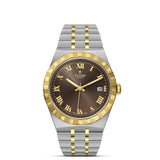 TUDOR Royal 38mm Chocolate Brown Dial Steel & Gold Watch M28503-0007