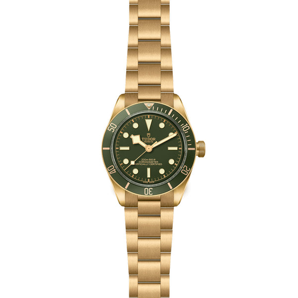 TUDOR Black Bay 58 18ct Gold 39mm Green Dial Watch M79018V-0006