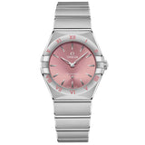 OMEGA Constellation 28mm Pink Dial Ladies Quartz Watch 13110286011001