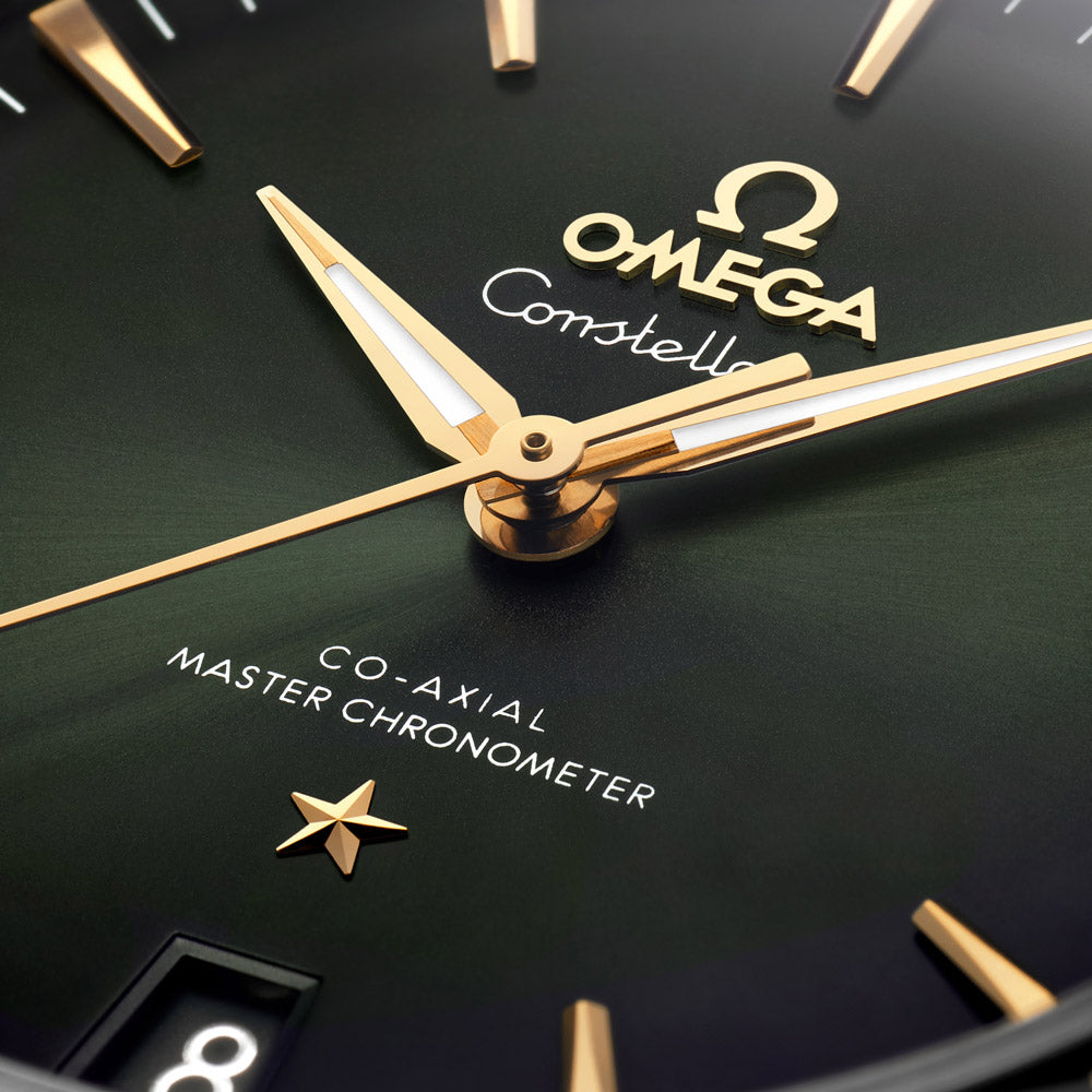 OMEGA Constellation 41mm Green Dial 18ct Gold & Steel Gents Automatic Watch 13123412110001