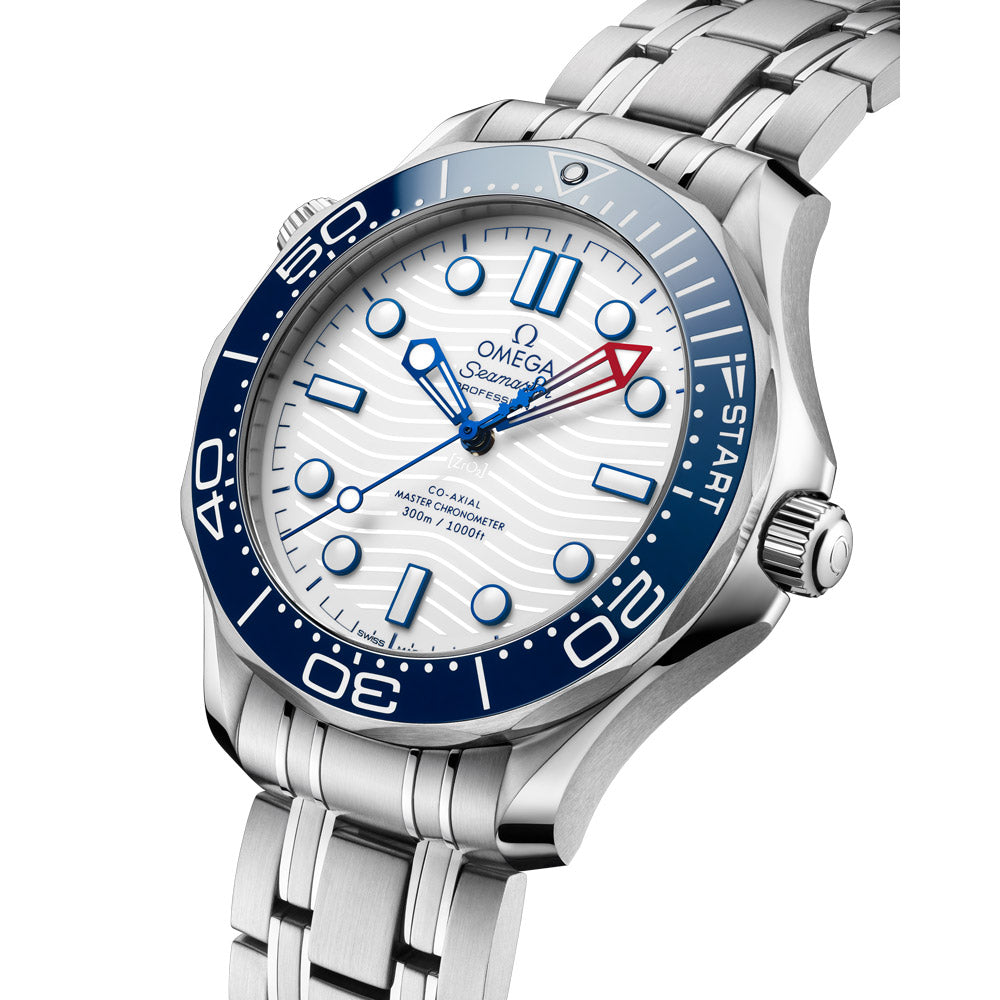 OMEGA Seamaster Diver 300M America Cup Edition 42mm White Dial Automatic Gents Watch 21030422004002