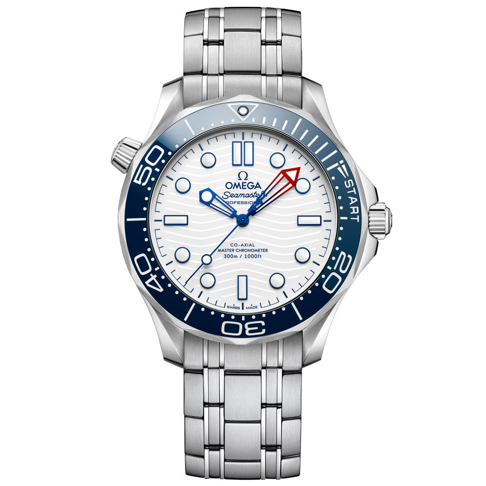 OMEGA Seamaster Diver 300M America Cup Edition 42mm White Dial Automatic Gents Watch 21030422004002