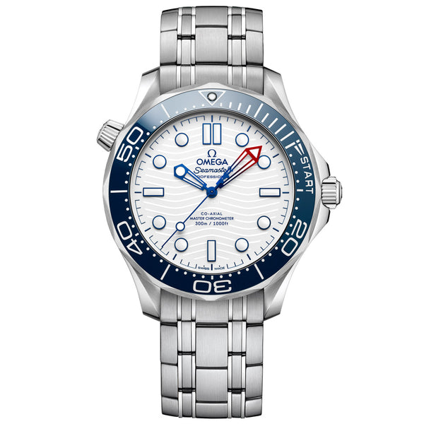 OMEGA Seamaster Diver 300M America Cup Edition 42mm White Dial Automatic Gents Watch 21030422004002