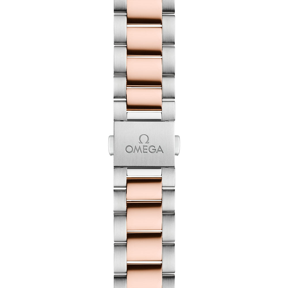 OMEGA Seamaster Aqua Terra 34mm MOP Dial 18ct Rose Gold & Steel Diamond Ladies Automatic Watch 22020342055001