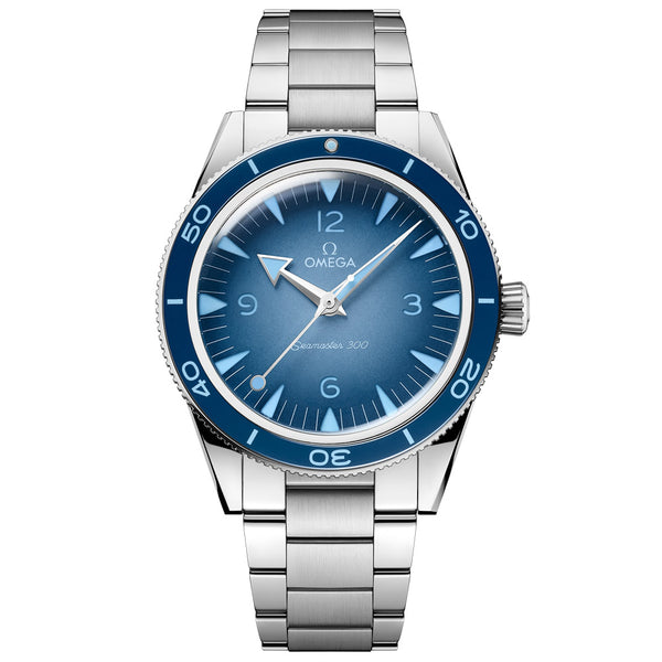 OMEGA Seamaster 300 41mm Blue Ice Dial Gents Automatic Watch 23430412103002