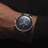 OMEGA Speedmaster Anniversary Series Chronograph 39.7mm Blue Grey Dial Manual Winding Watch 31030405006001