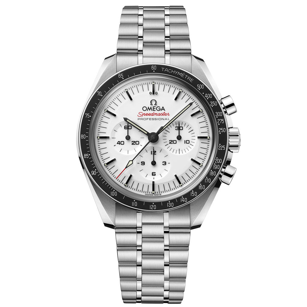 OMEGA Speedmaster Moonwatch Professional Chronograph 42mm White Dial Manual Wound Gents Watch 31030425004001