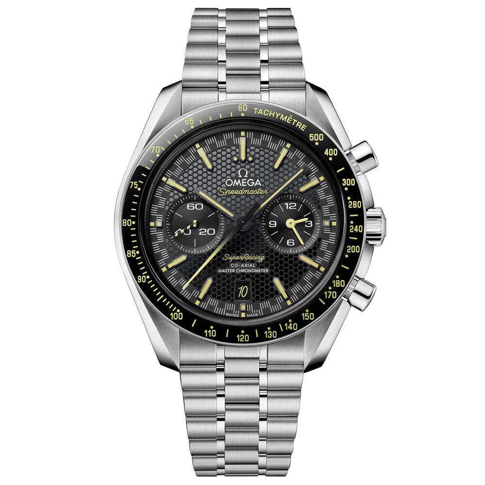 OMEGA Speedmaster Super Racing Chronograph 44.25mm Black Dial Automatic Gents Watch 32930445101003