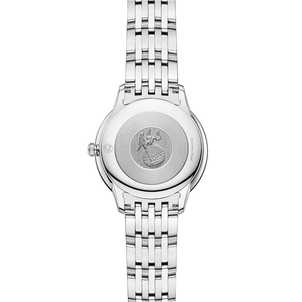 OMEGA De Ville Prestige 30mm Silver Dial Ladies Quartz Watch 43410306002001