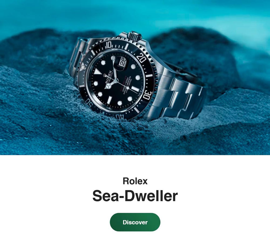 rolex watch of the month c t a homepage banner for mobile march 2025