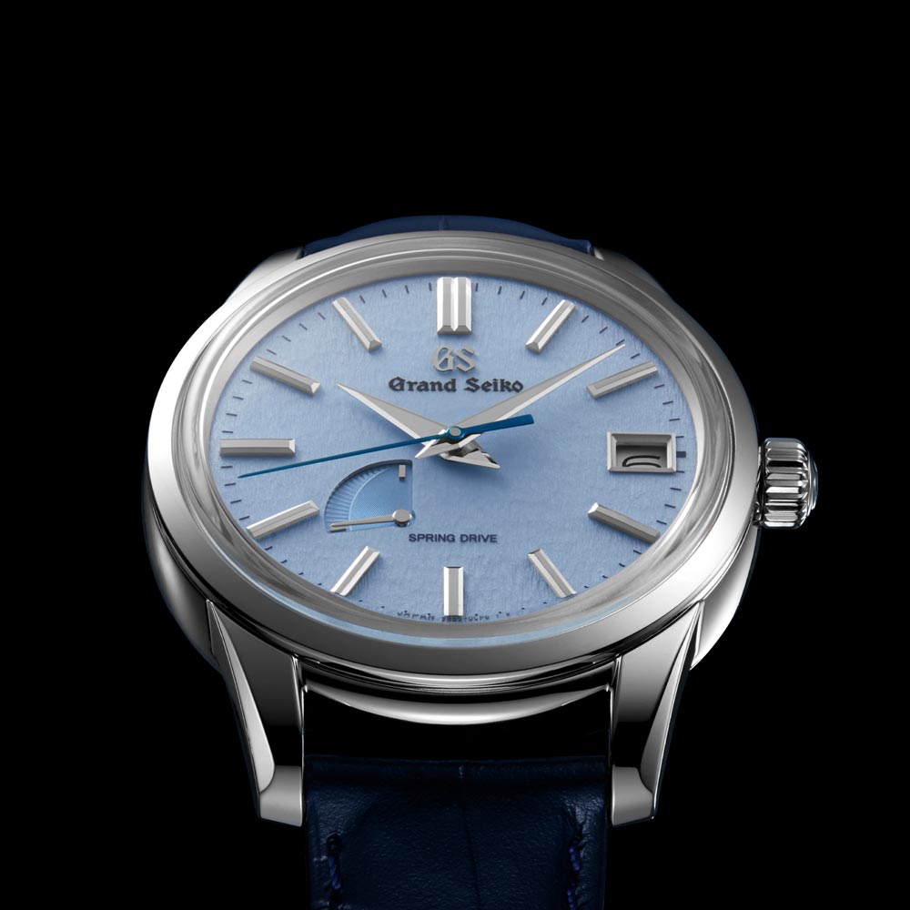 Grand Seiko Elegance Collection Spring Drive Skyflake 40mm Blue Dial G