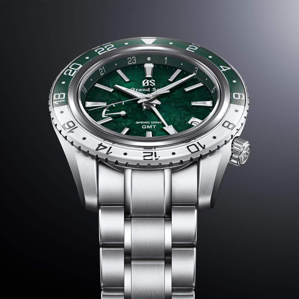 Grand seiko best sale gmt green dial