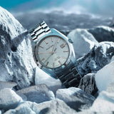 Grand Seiko Heritage Collection Icefall Hi-Beat 40mm Blue Dial Titanium Gents Automatic Watch SBGH349G