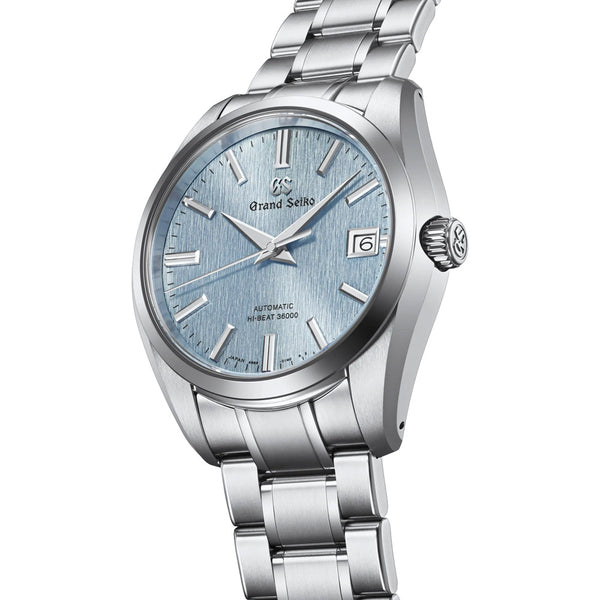 Grand Seiko Heritage Collection Icefall Hi-Beat 40mm Blue Dial Titanium Gents Automatic Watch SBGH349G