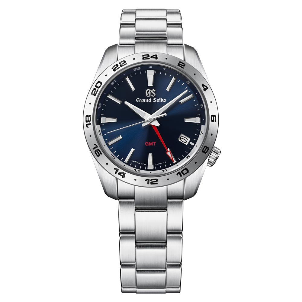 Grand Seiko Sports Collection Blue Scarlet Quartz GMT 39mm Blue Dial Gents Watch SBGN029G