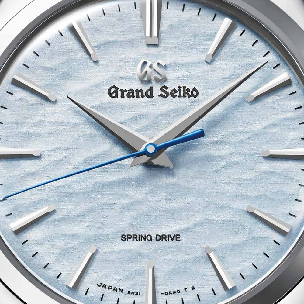 Grand Seiko Elegance Collection Spring Drive Manual Wound Omiwatari 38.5mm Blue Dial Gents Watch SBGY007G