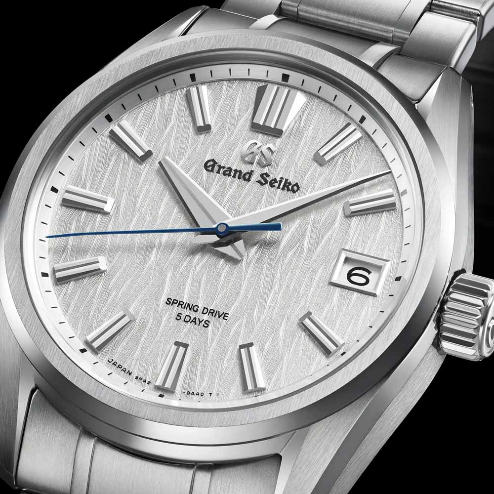 Grand Seiko Evolution 9 Spring Drive White Birch 40mm White Dial Gents Watch SLGA009G