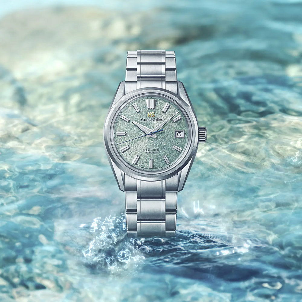 Grand Seiko Evolution 9 Hi-Beat Limited Edition Genbi Valley 40mm Green Dial Gents Automatic Watch SLGH021G