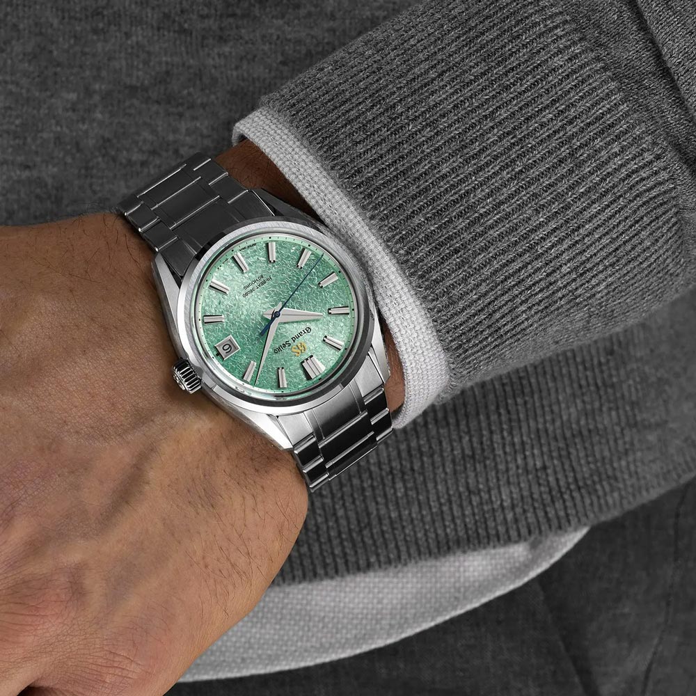 Grand Seiko Evolution 9 Hi-Beat Limited Edition Genbi Valley 40mm Green Dial Gents Automatic Watch SLGH021G