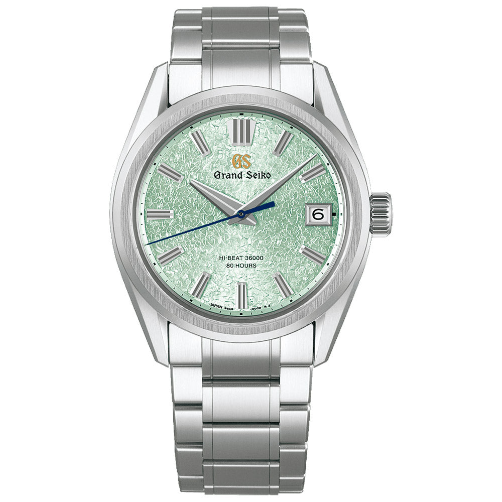 Grand Seiko Evolution 9 Hi-Beat Limited Edition Genbi Valley 40mm Green Dial Gents Automatic Watch SLGH021G