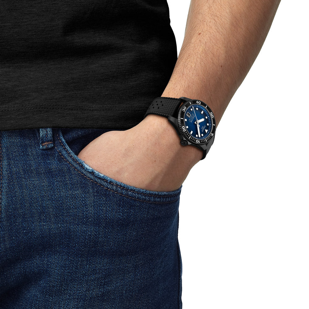 Tissot Seastar 1000 Powermatic 80 Blue Dial 40mm Automatic Gents Watch T1208073704100