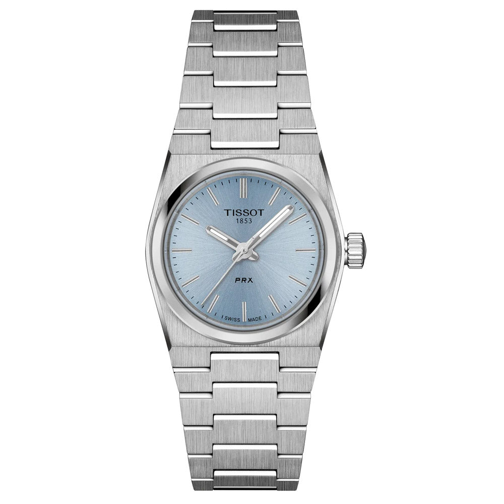 Tissot PRX 25mm Ice Blue Dial Quartz Ladies Watch T1370101135100