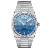 Tissot PRX Powermatic 80 Ice Blue Chameleon Dial 40mm Automatic Gents Watch T1374071135101