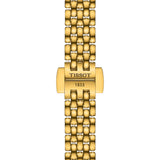 Tissot Lovely Round 19.5mm MOP Diamond Dot Dial Yellow Gold PVD Steel Ladies Quartz Watch T1400096302600