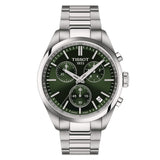 Tissot PR 100 Chronograph 40mm Green Dial Gents Quartz Watch T1504171109100